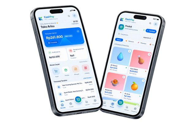 KasirPay App Interface